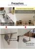Tatami Dressing Table Hydraulic Gas Spring with Telescopic Flip-up/Flip-down Doors and Damping Buffer.