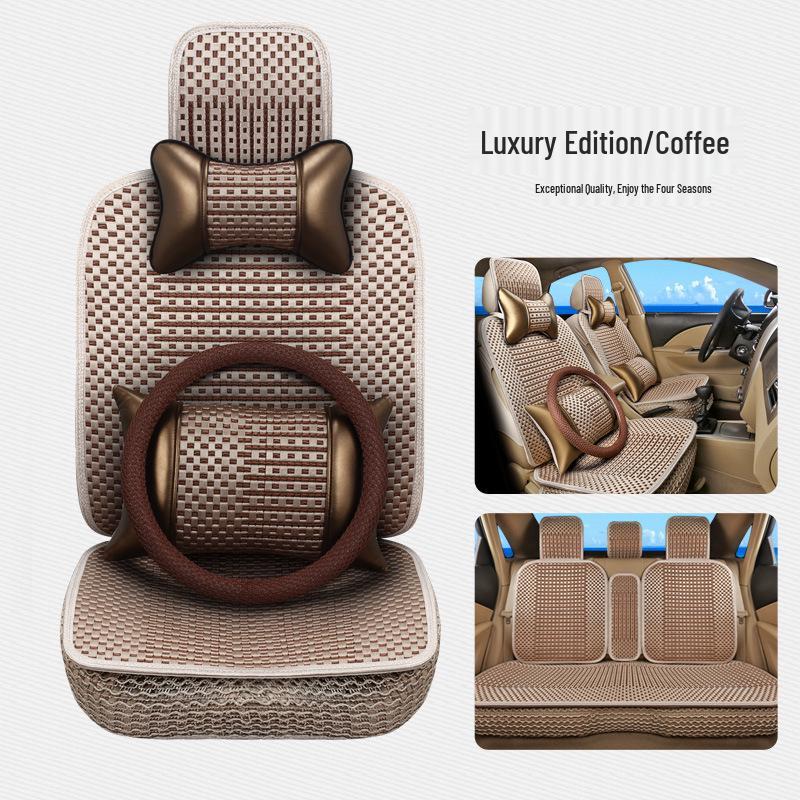 Ice Silk Car Seat Covers for Geely: All-Season, Universal Fit for Binyue, Vision X3/X6, and Xingrui L