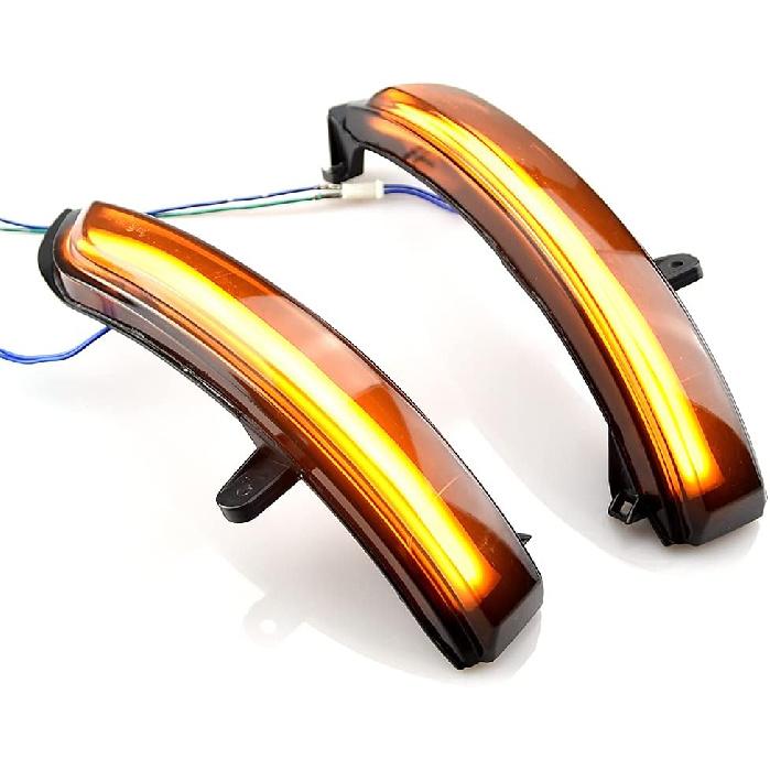 

2pcs Dynamic Turn Signal LED Side Mirror Indicator Blinker Sequential Light Compatible with Nis-san Teana J32 Maxima 2008 2009 2010 2011 2012 2013