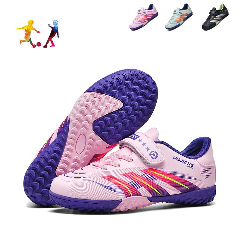 New Low-Top Children'S Football Shoes Men And Women And Adolescents Tf Broken Nails Breathable Training Game Football Shoes