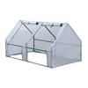 Succulent Greenhouse Potted Plants Growth Thermal Insulation Canopy Portable Tunnel Style Painted Steel Pipe Flower Rack
