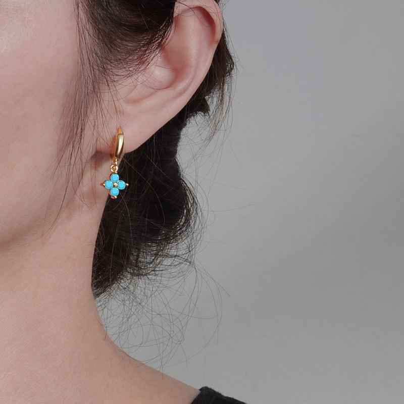 Trendy Geometric Floral Zircon Ear Cuffs Multi Cubic Zirconia Elegant Earrings For Women Fashion Jewelry