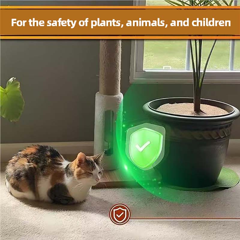 Nuovo Vaso per Piante Tappetino in Fibra di Cocco Rotondo Scanalato Pad Piatto per Prevenzione Erbacce Fuoriuscita Terriccio Strumento da Giardinaggio