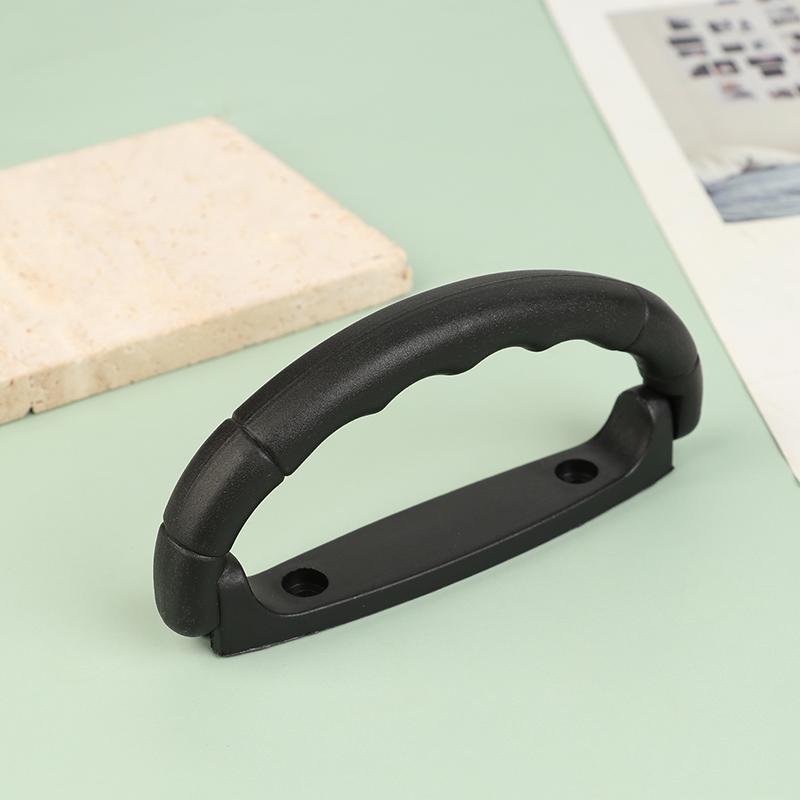2Pcs Black Plastic Luggage Handle Suitcase Strap Pull Air Case Carrying Air Bag Grip Anti-Slip Knob Box Replacements