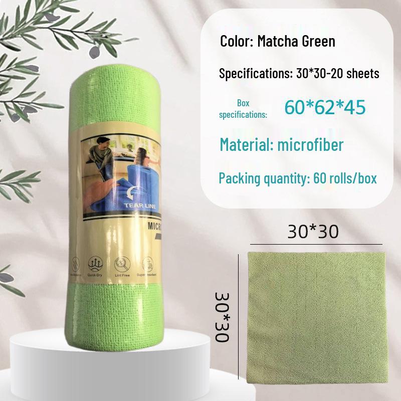 Tearable Disposable Kitchen Cleaning Wipes - Absorbent Roll for Weekly Use