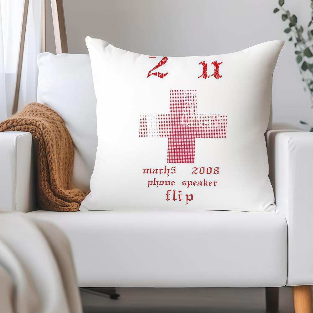 2hollis-s Singer Pillow Case Applicable Space For Guest Rooms Interiors Cars Office House Decoration