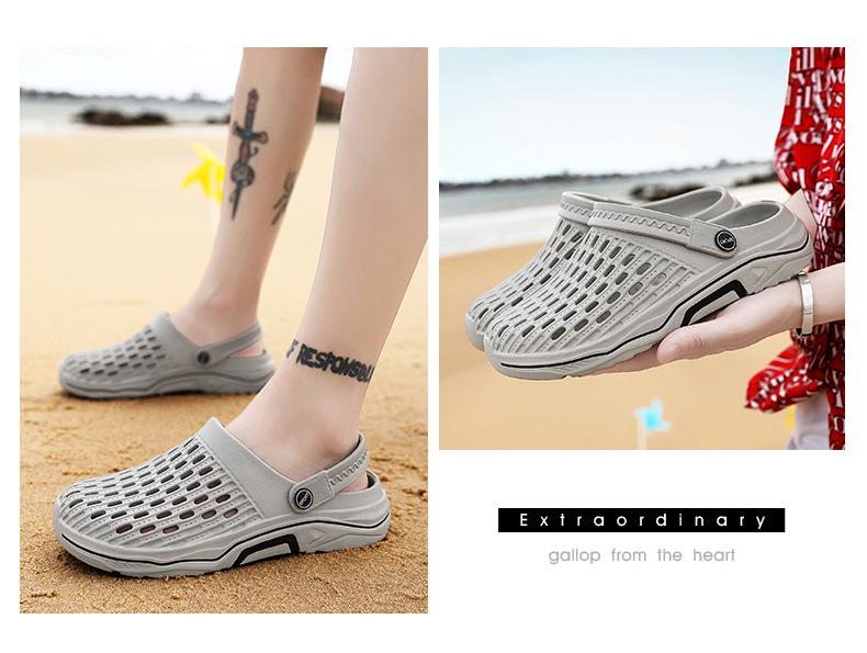 Herren Trendige EVA Sommersandalen: Step-On-Comfort Hausschuhe für drinnen und draußen