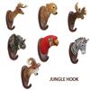 American Style Creative AnimalHead Hanging Hook Strong Seamless Sticking Hook Decorative Keys Hanger Wall Home Hook