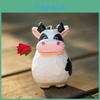 Handmade Wooden Cow Ornament With Elegant Carving For Home Office And Special Occasions