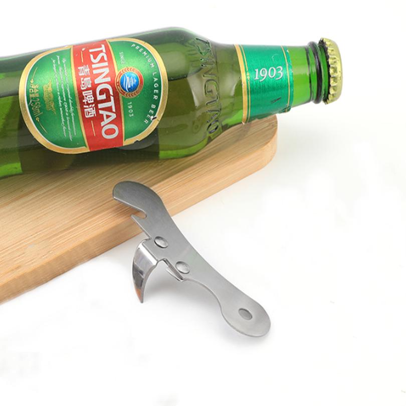 430 Edelstahl-Garnelenkopf-Dosenöffner, manueller Dosenöffner für Küche/Reise/Camping, Dosenöffner