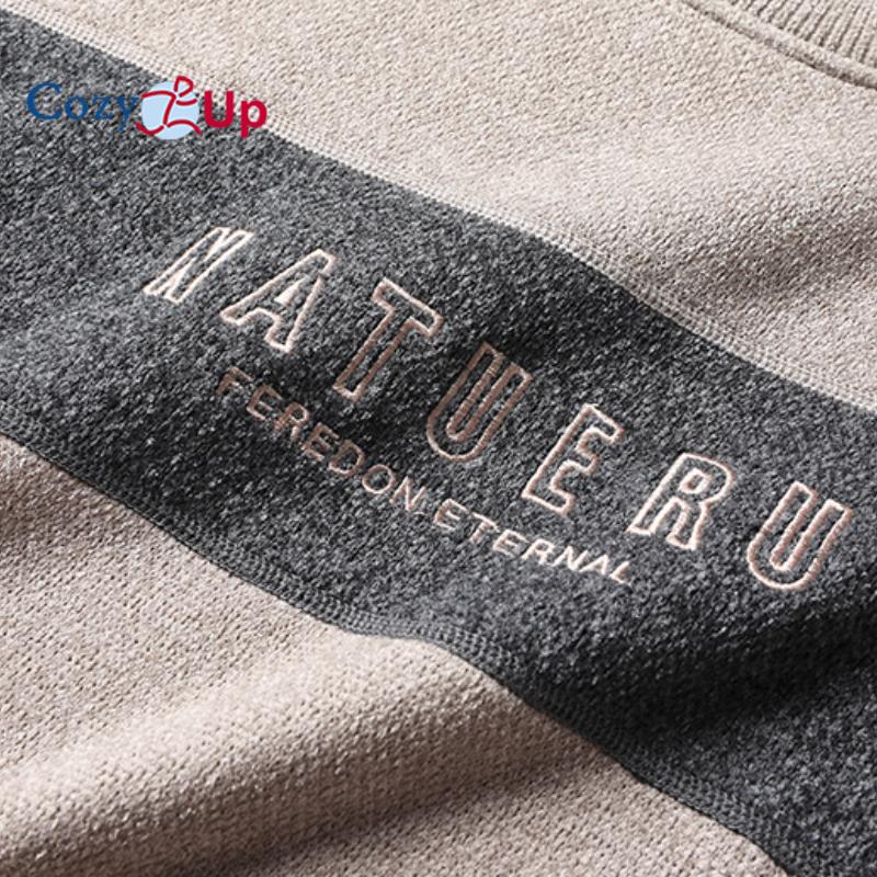 Cozy Up Men's Plush and Thickened Outside Warm Sweater