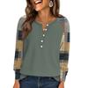Women's Fashion  Loose Long Sleeve Round Neck Casual Top