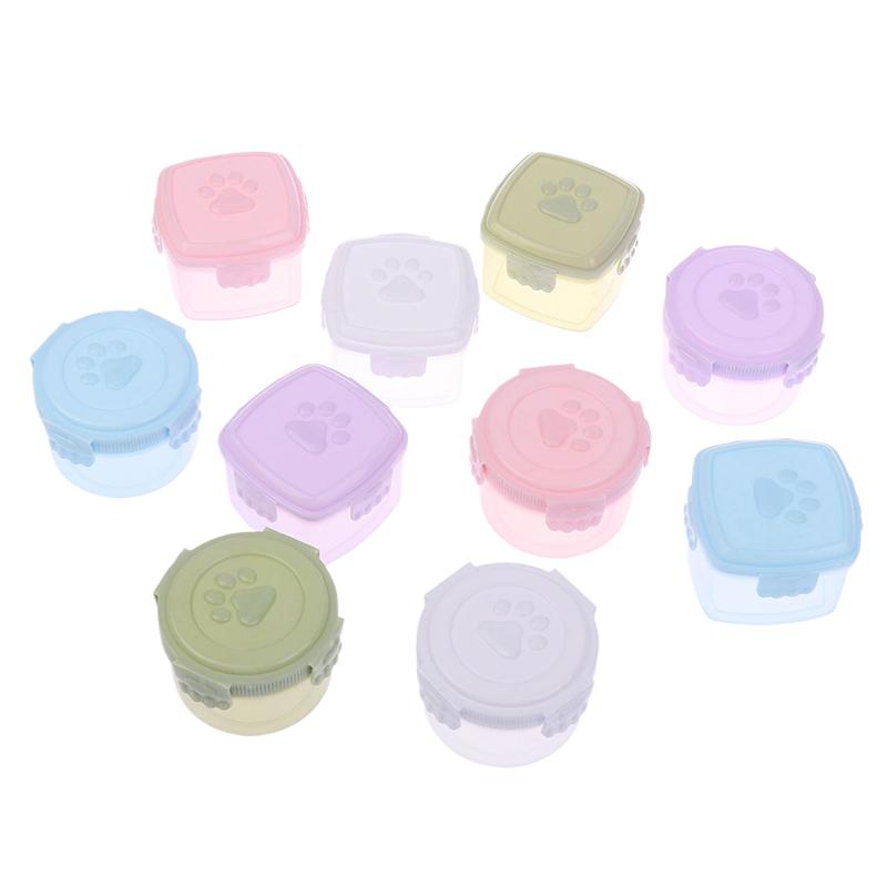 1ks mini kulaté čtvercové lahve kečup koření omáčka lahvička medovo-hořčičný salátový dresink kuchyňská nádoba na bento omáčku