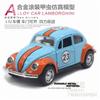 1:32 Alloy Beetle Classical Car Model Police Car Taxi Racing Car Model