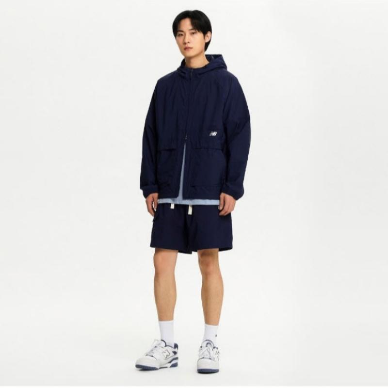 New Balance Summer Seersucker Hooded Zip Jacket Nqj Nbnae21413 59