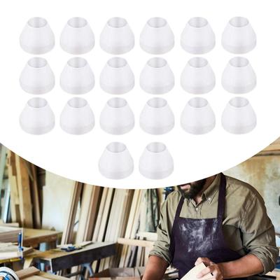 20x Pen Bushings Insulating Bushing Turning Kit White Nonstick for Woodworking