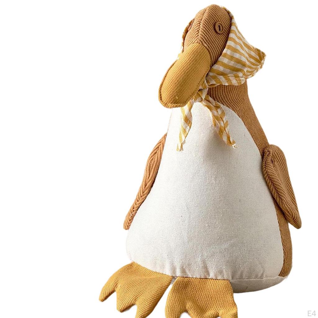 Dekorativer Türstopper Tier Türstopper Boden Wandschutz Schwerlast für Zuhause Weiche Entenform