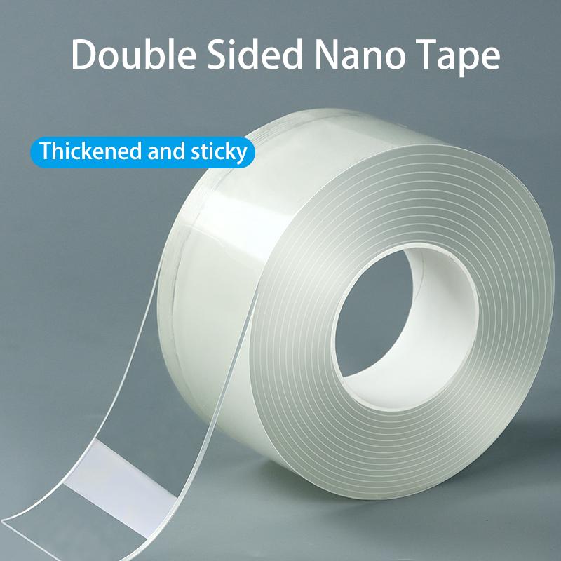 1Roll Nano Tape Double-Sided Adhesive High Viscosity 1M/3M/5M Length No Trace Wall Fixing for Secure HangingPinstriping Tape 3