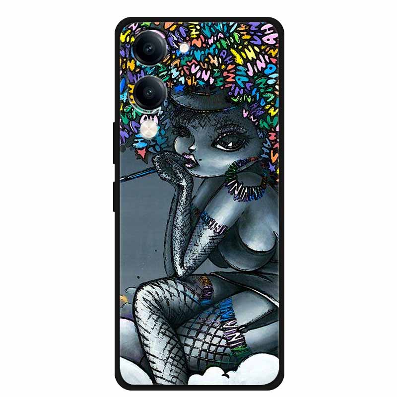 Lovely Relief Cover For Vivo Y04 V2430 Y37C Y29S V2446 Funda 3D Cartoon Soft Silicone TPU Phone Case Y29T Y19sGT Bumper