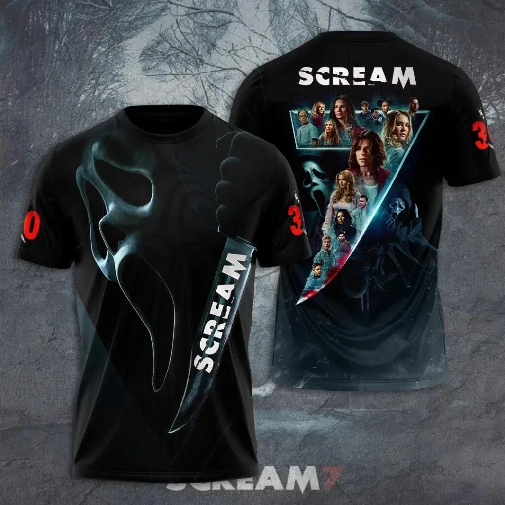 Scream 7 Movie, 2026 Horror Film All Over Print Shirt - S to 5XL M865 3XL