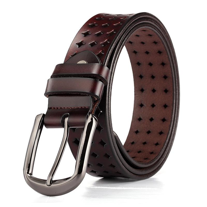 

Женский ремень из натуральной коровьей кожи в корейском стиле - Пряжка-штифт, Широкий, Повседневный, Универсальный. 105 cm