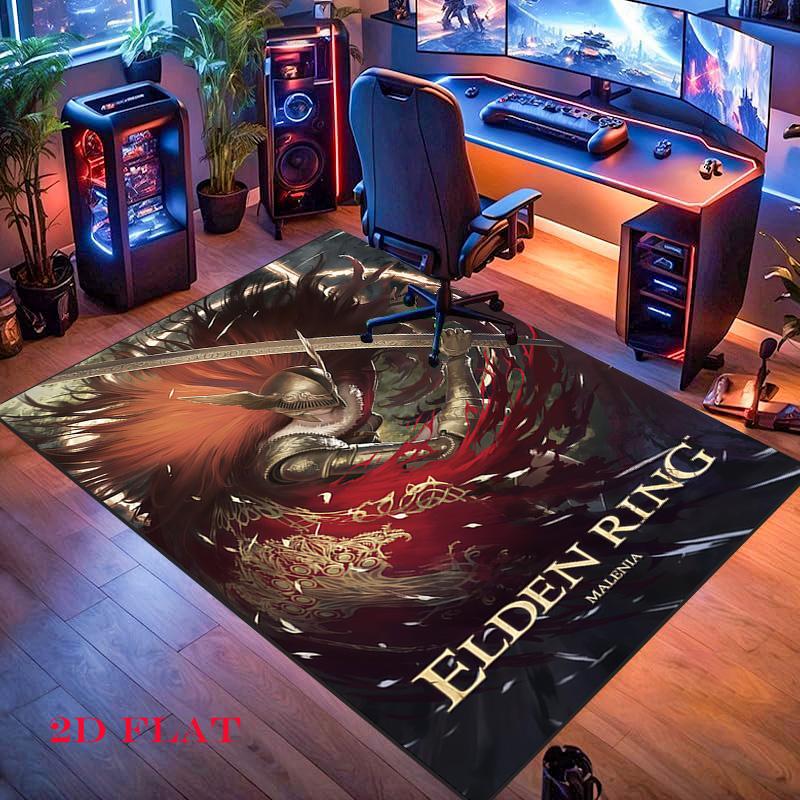 Soulslike games Carpet Rug for Living Room Bedroom Home Sofa Decoration,Kids play Nonslip Floor Mat