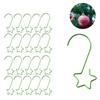 Christmas Wreath Star Hooks for Christmas Tree Hanging Pendant Ornament Metal Star Decorations Hook Xmas Home Decor