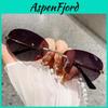 Retro Unisex Metal Frame Oval Sunglasses Uv400 Sun Shades For Travel And Outdoor Activities