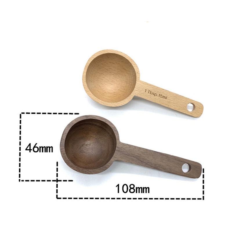 Домашний набор деревянных мерных ложек, мерная ложка для сахара, специй ...
