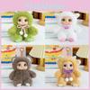 Mimia Cartoon Plush Keychain Hanging Toy For Kids And Teens With Soft Silicone Material
