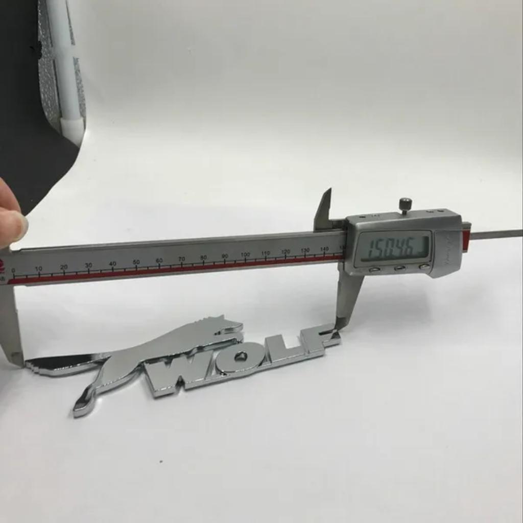 1ks 3D WOLF Nálepka s logem a znakem zadního kufru auta pro Ford F/ocus F/iesta M/ondeo K/uga E/cosport Autopříslušenství