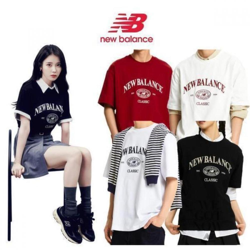 

New Balance Uni Heritage Short Sleeve Tee Nbnee21113 5 Types (10)White/100(L)