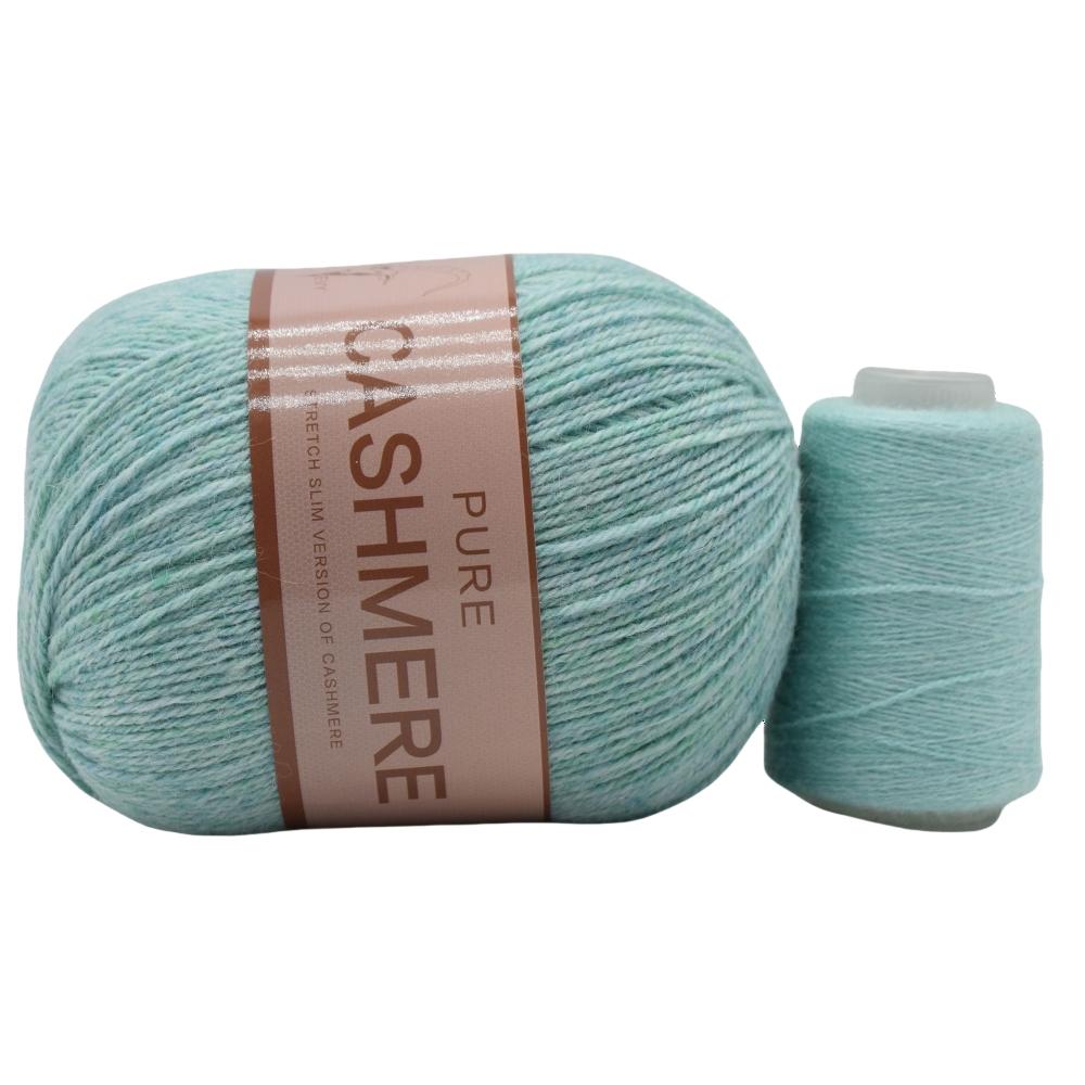 6 ovillos de lana de cachemira suave y cálida duradera vibrante lote de lana suave y gruesa manualidades DIY total 300g+120g