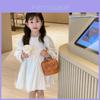 Stylish Kids Handheld Bowknot Bag For Girls Cute Lightweight Pu Fashionable Design