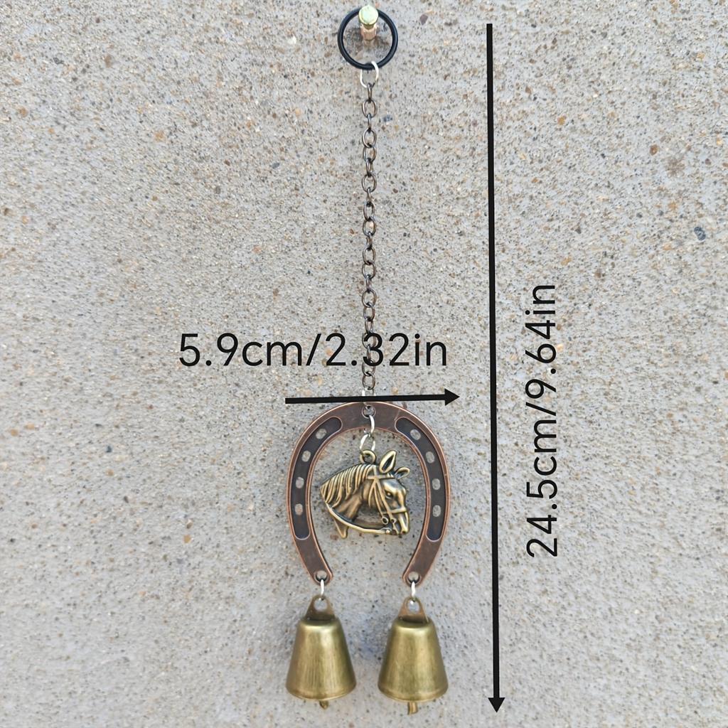 Retro Wind Chimes, Creative Horseshoe Design, Outdoor Love Wind Chimes, Courtyard Wind Chimes, Perfect Garden Hangings