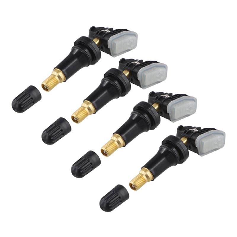 4PCS 13544442 Tire Pressure Sensor Monitoring System TPMS 433Mhz For GM Buick Chevrolet Cadillac CT6 Opel чёрный