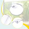 Fish Tank Accessories Betta Training Mirror Acrylic Circle Design for Behavioral Enrichment Aquarium Equipment