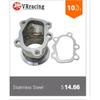 VR RACING- Stainless Steel Adapter for T25 T28 GT25 GT28 2.5" 63mm V-band Clamp Flange Turbo Down Pipe Adapter VR4833
