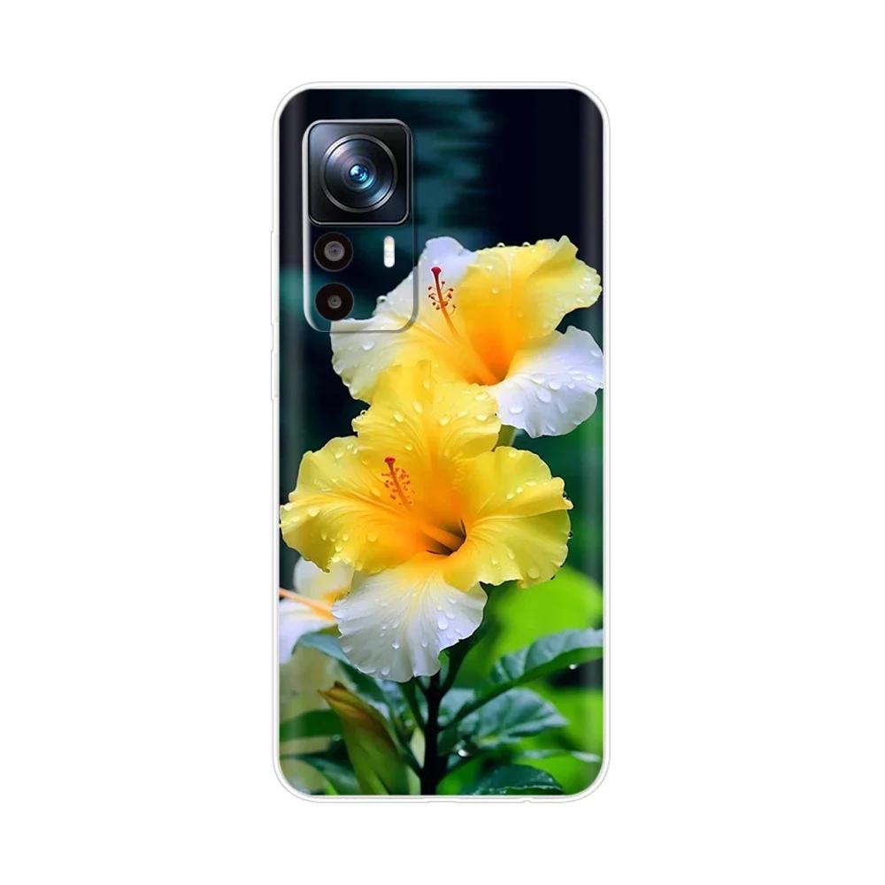 For Xiaomi 12T Pro Case Silicone Fashion Painted Soft Phone Case For Xiaomi 12T Case Back Cover For Xiomi Mi 12T Pro 12 T Bumper