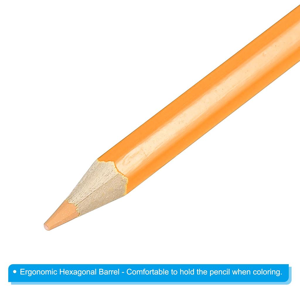 PATIKIL Colored 24 Pencils for and Jade Yellow Water-Soluble Pencils, Water-Soluble Blending, Coloring, Sketching, Painting,