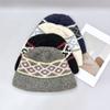 25 Early Autumn New Handwoven Jacquard Knitted Bucket Hat Women Show Face Small Bucket Hat Men and Women