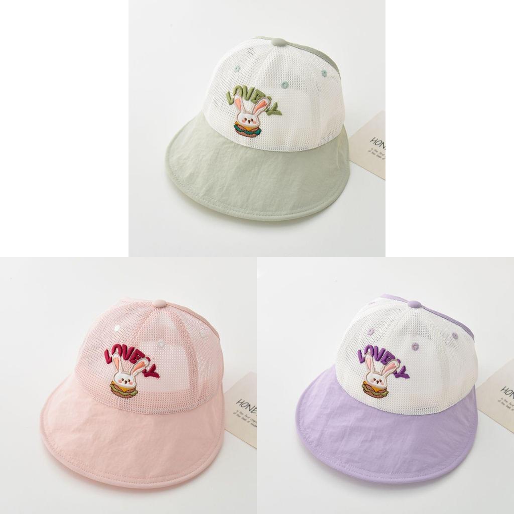 Summer Baby Bucket Hat With Breathable Mesh Sun Protection For Toddler Girls And Boys