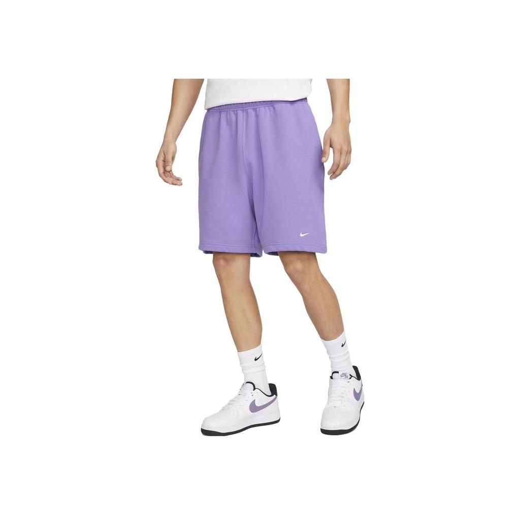 Nike Solo Swoosh Solid Logo Loose Fit Sports Shorts Men Shorts Space-Purple DX0817-567