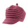 Women Winter Fleeced Warm Cap Beanies Knitted Peaked Hat