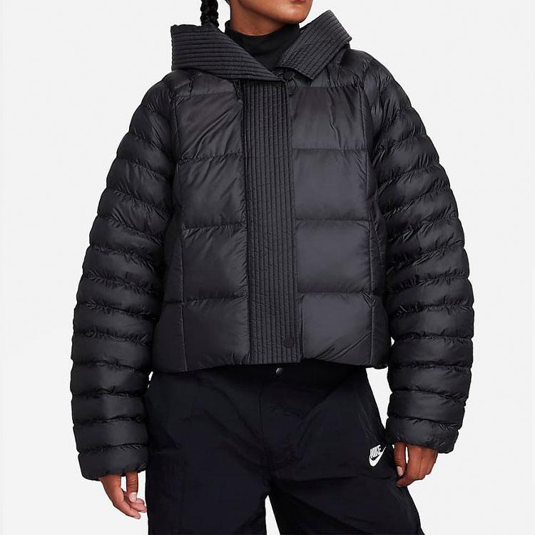 Nike Dámská bunda Therma-Fit Oversized s kapucí Černá bunda FB8729-010