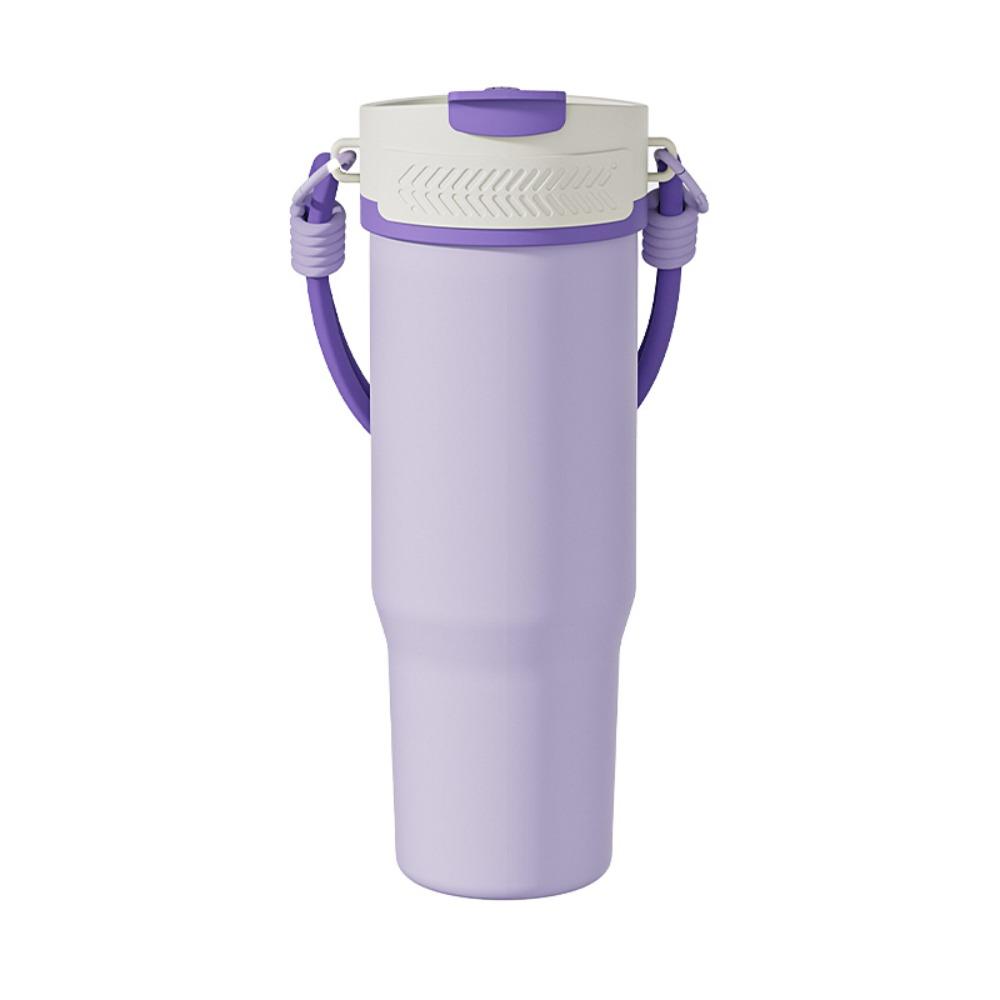 Large-Capacity Electric Juicer Cup Stainless Steel Coffee Mug Quick Making Portable Blender  Office фиолетовый