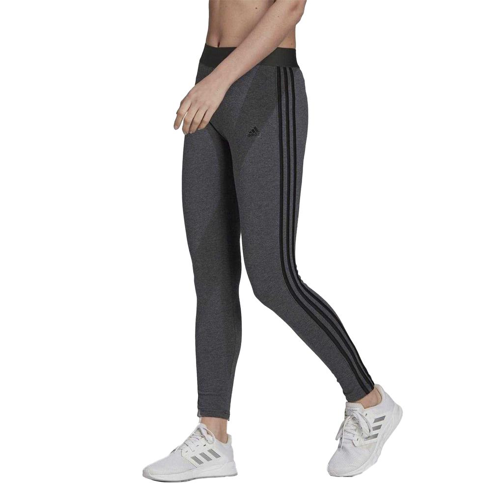 adidas Womens/Ladies Essentials Cotton Blend 3 Stripes Sport Leggings