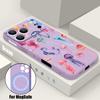 Magnetic For Magsafe Case For iPhone 17 Pro Max Jellyfish Whale Sharks Print Soft Silicone Phone Back Cover For iPhone 16 15 14 13 Pro Max 16e 17e