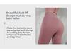 Women's High Waist Seamless Yoga Pants - Peach Lifting, Summer Thin, Elastic Sports Tights for Running and Fitness