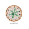 Handmade Rattan Coaster Cup Holder Mat 10cm Diameter Home Decor Placemat Pad Drink for Gift